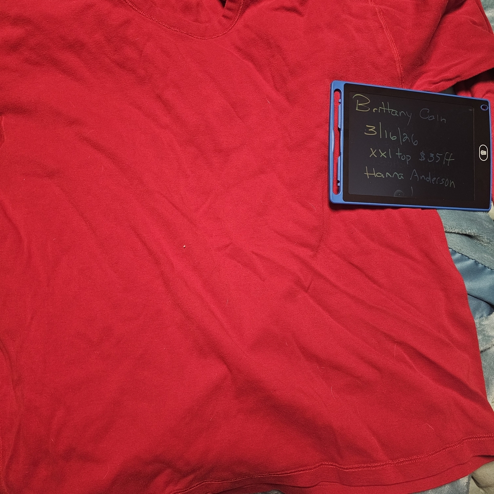 Hanna Andersson Vivid Red Long-Sleeve Tee